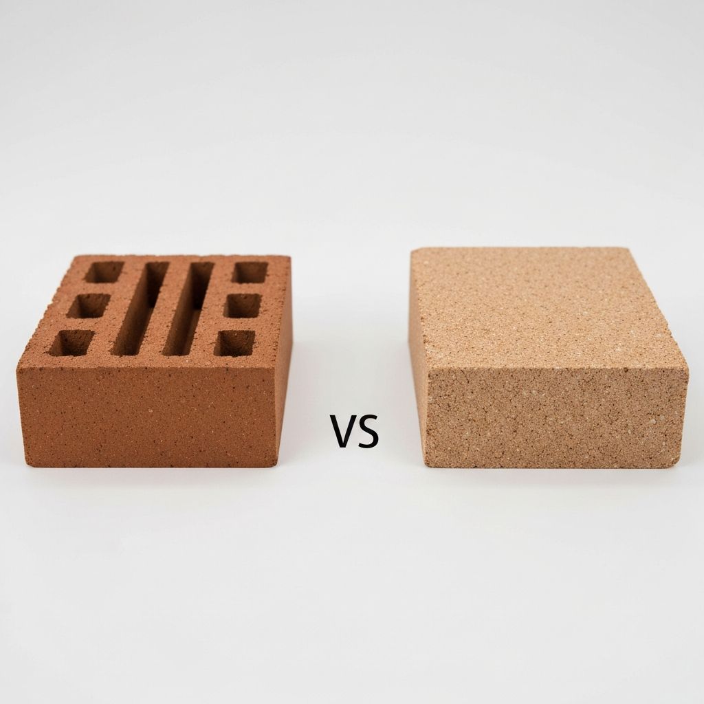 Side-by-side ABS building block clutch power precision test comparing MOREBYBOURN and alternative brand bricks under magnification on a white studio table