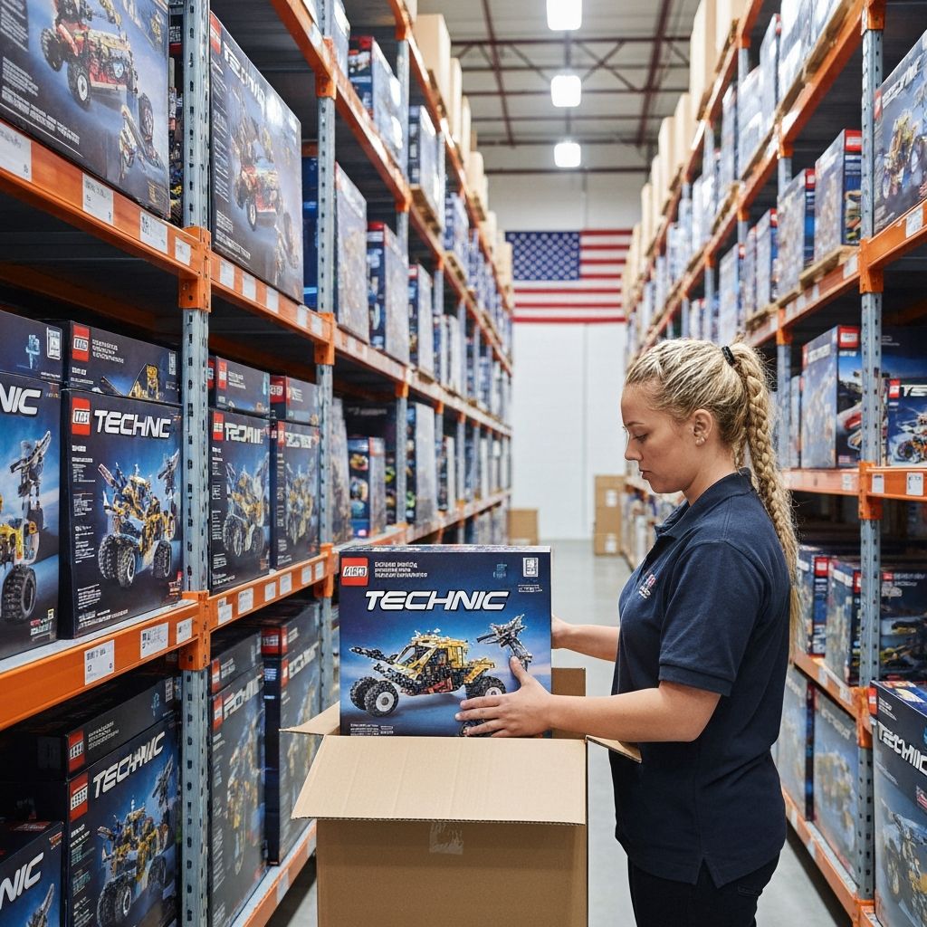 MOREBYBOURN US warehouse fulfillment — premium building block sets packed for fast domestic 3–5 day shipping across the US