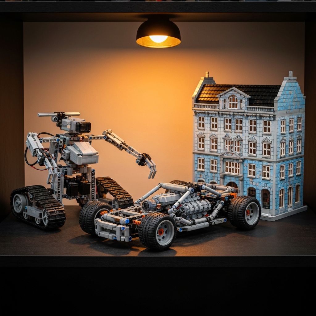 How to Select, Assemble, and Modify Advanced Mechanized Brick Sets: RC Robots, Technic Cars, Brixpert